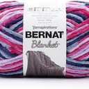 BERNAT BLANKET BB, TOURMALINE 1 Pack of 300g/10.5oz Polyester - 6 Super Bulky - 220 Yards - Knitting/Crochet