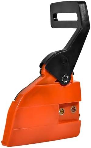 SaferCCTV Clutch Cover Brake Handle Sprocket Brake Cover Compatible with Husqvarna 136 137 141 142 Chainsaw Replacement Part#530054802, 5300548-02, 530053017