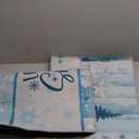 Ceenna 2 Pcs Winter Kitchen Rugs and Mats Set Snowflakes Let It Snow Reindeer Holiday Sink Floor Mat Kitchen Bathroom Xmas Tree Floor Decor for Home, 17 x 30, 17 x 47 Inch