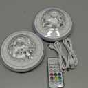 Rechargeable Floating Pool Lights: 2 Pack Pool Light That Float with RGB Color Changing Upper and Lower Floating Lights Remote Control IP68 Waterproof Bathtub Lights for Pond Garden Party