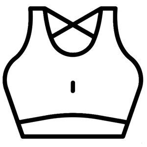 Womens' Sports Bra Longline Wirefree Padded with Medium Support (Small, Rose Red)