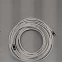 G-PLUG 30FT RG6 Coaxial Cable Connectors Set- High-Speed Internet, Broadband and Digital TV Aerial, Satellite Sky Cable Extension - Weather-Sealed Double Rubber O-Ring and Compression Connectors White