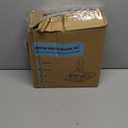 Broom with Dustpan Combo Set 54 Long Handle Household Dust Pan for Home Office Kitchen Cleaning Black & Grey