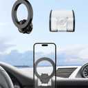 Car Phone Holder for 2015-2025 Porsche Macan 2019-2023 Porsche Cayenne Accessories, 360 Rotation Phone Mount Compatible with MagSafe, Cell Phone Holder Does Not Affect Air Vent