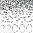 22000 Pcs Crystal Hotfix Rhinestone Large Quantity Flat Back Crystals Nail Gems Round Glass Rhinestones Flatback Hot Fix Gem Stones for DIY Crafts Clothes Shoes Supplies(SS10, Clear)