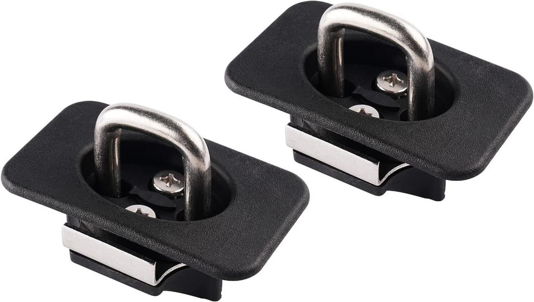 Ajuste personalizado para anclajes de amarre 15-22 23 24 25 26 Ford F-150 17-25 26 Ford F250 F350 Super Duty y Ford Raptor amarre de caja para camiones-paquete de 2 accesorios de repuesto