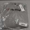 The Drop Women's Marcy Ribbed Polo Top (Medium, Light Heather Grey)
