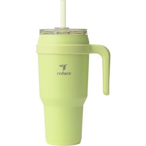 REDUCE 40 oz Stainless Steel Tumbler with Handle - Dual-Wall Vacuum Insulated Travel Mug, Sweat-Proof Lid & Reusable Straw - Keeps Drinks Cold for 24 Hrs, Fits Cupholders, Dishwasher Safe - Mojito