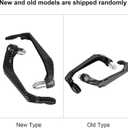 Aramox Universal 7/8" Motorcycle Hand Guards, Aluminum Alloy Handlebar Brake & Clutch Protector for Dirt Bike, ATV, Pit Bike, CRF KLX KX (Black)