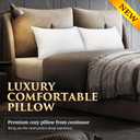 COZSINOOR Bed Pillows for Sleeping Queen Size Set of 2 for Side Sleeper
Breathable Hotel Quality Cooling Down Alternative Microfiber Filled for Back, Stomach, Side Sleepers Skin-Friendly