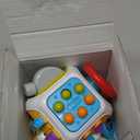 Busy Cube for Toddlers 2-3, Montessori Sensory Activities Busy Board Baby Gifts Infant Boys Girls Travel Toys Educational Learning
