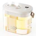 DIGIX Rechargeable Portable Humidifier-Smart Display,Night Light,Easy Clean,1.4L Small Humidifiers for Bedroom Baby, Personal Mini Humidifier for Travel Home Plants,3 Mist Modes, Auto Shut-Off (White)