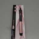 1 Inch Dual Voltage Ceramic Curling Iron with Keratin & Argan Oil, Mini Hair Curler, Travel Size with Storage Bag
