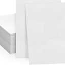 100 Sheets Linen Textured Cardstock Paper, 8 1/2" x 11" Blank White Printer Paper for Invitation Cards Making Office Printing Crafting Scrapbook DIY Projects, 92 lb Cover