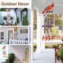 3 x Gifts for Mom, Wind Chimes for Outside Perfect for Outdoor Gardens Patios Home Decor, Features Melodious Tones Create a Zen Atmosphere, Retirement Gifts for Women Men(Colorful Cardinal)