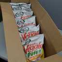 Sensible Portions Veggie Puffs, White Cheddar Flavor, Gluten-Free Chips, 3.75 Ounce Bag, 6-Pack, Best By 27 JAN 2026