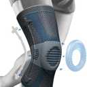 NEENCA Professional Knee Brace for Pain Relief, Medical Knee Compression Sleeve, Knee Support with Horizontal Knit Tech for Meniscus Tear, ACL, Arthritis, Joint Pain, Runner, Workout- FSA/HSA APPROVED S