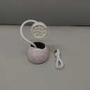 CGBE UV LED Nail Lamp, 36W Mini Cordless Flash Cure Lamp, USB Rechargeable Goosenecks LED Nail Light with 4 Timers & Auto Sensor for Salon Home DIY Use, White Diamond