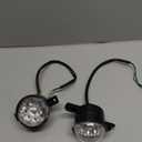 HOLATO 12V LED Headlight Front Head Lamp for 50cc 70cc 90cc 110cc 125cc TaoTao ATA 110D 125D Coolster 3050D 3125R Sunl Baja Roketa Apollo Kazuma Chinese ATV Four Wheeler Quad Parts Heavy Duty 2Pcs