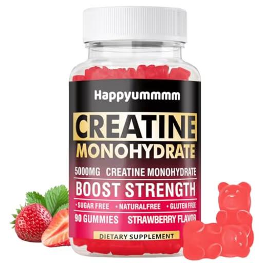 Creatine Monohydrate Gummies 5000MG Creatina Monohidratada Best By: 03/2027