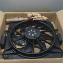 A/C Condenser Radiator Cooling Fan Assembly 55037692AB CH3115143 Compatible with 2004 2005 2006 2007 Jeep Liberty Pickup Truck
