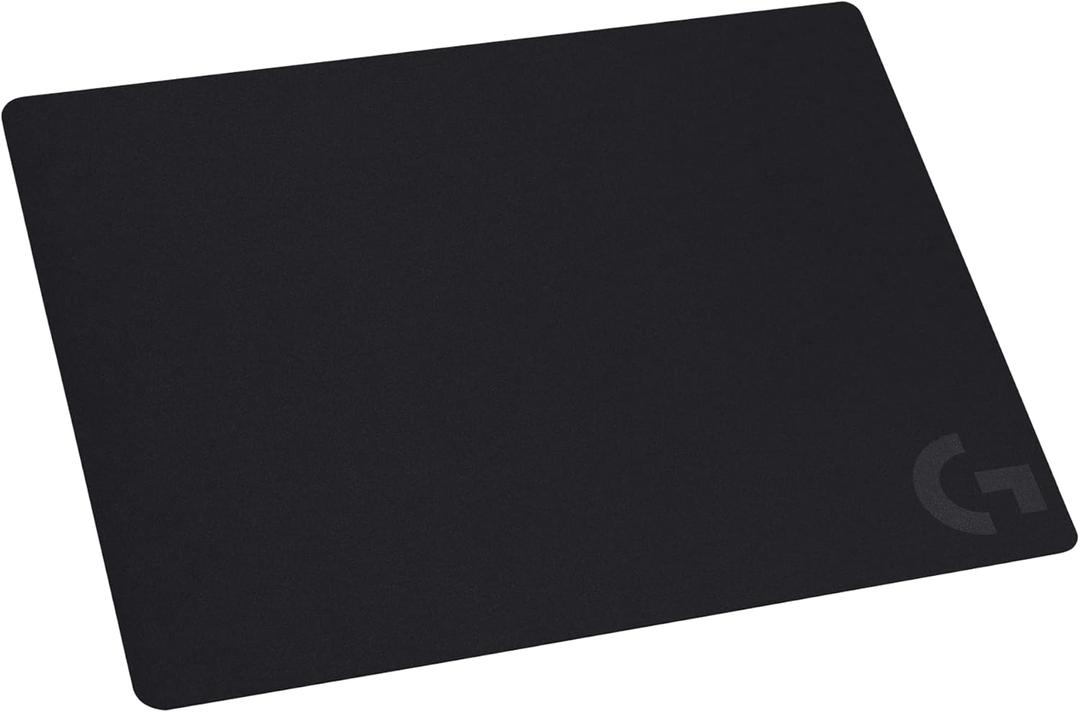 Logitech G240 Cloth Gaming Mouse Pad, Optimized for Gaming Sensors, Moderate Surface Friction, Non-Slip Mouse Mat, Mac and PC Gaming Accessories, 340 x 280 x 1 mm (Black)