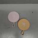 Reusable Menstrual Disc, Wear Up to 12-Hours, Sustainable Period Disc Alternative to Menstrual Cups, Tampons and Pads for Light or Heavy Flows, Leak Proof - Small & Large Sizes (Beige and Light Pink)