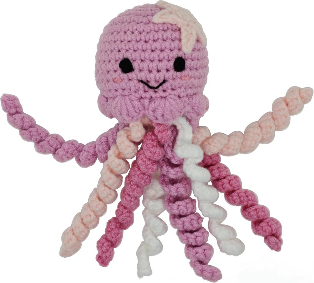 Handmade Crochet Octopus for NICU Babies & Preemies, Nicu Baby Essentials, Nicu Baby Gifts, Soft Gift for Newborn (Pink)