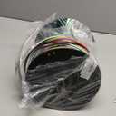 LIMICAR 100-Foot 6-Way Trailer Wiring Harness, 14 Gauge CCA Light Wire Kit for Boats (Red, Blue, Green, Yellow, Brown, White)