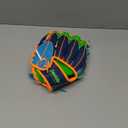 Franklin Sports Kids Baseball Glove + Foam Ball Sets - Meshtek Youth Teeball Gloves for Kids + Toddlers - Left + Right Hand Throw - 9.5" Inch (Navy/Lime/Orange)