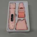 Hair Removal Epilators Bikini Trimmer for Women, Painless Waterproof Electric Foil Shaver Razors for Facial Leg Body Armpit,Cordless Ceramic Blade with USB Charging Dock,Travel Size Gifts for Her,Pink