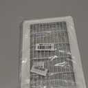 Imperial RG1108 Heavy Gauge Floor Return Air Grille, 6 x 10-Inch, White, 1-Pack