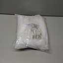 White Tulle Table Skirt for Rectangle Tables 6FT Table Skirting 2 Layer Birthday Party Tutu Table Cloth for Baby Shower Party Supplies (L6(ft)* H30in, White + Led Light)