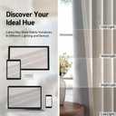 100% Blackout Shield Blackout Curtains for Bedroom, Beige Grommet Curtains for Living Room, Thermal Insulated Room Darkening Drapes for Nursery, Boho Home Decor, 50" W x 84" L, 2 Panels