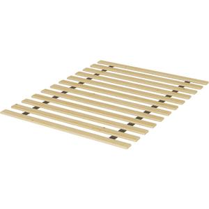Nutan, 0.68-Inch Heavy Duty Horizontal Wooden Bunkie Board/Bed Slats, 78" x 60.5", Beige (Queen)