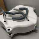 5" Toilet Seat Riser Supports 300lbs Raised Toilet Seat with Removable Padded Arms for Seniors, Pregnant, Handicap(N1FYT14-AZ)
