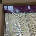 Ball End Bamboo Picks 6 Inch, 2400-Count Bulk Case, 24 Packs x 100, Decorative Appetizer Picks and Cocktail Skewers for Sliders, Sandwiches, Charcuterie and Catering