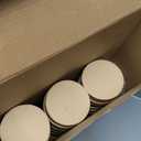 Geyee 24 Pcs Round Paper Mache Box, Small Gift Box with Lid 3.9 Inch Nesting DIY Cardboard Craft Empty Boxes for Adults Decoupaging Painting Crafting Storing Jewelry Treasure