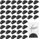 Colingmill 48 Pcs Wooden Table Number Stands Weeding Table Name Holder Place Card Holders, 1.57 x 0.79 x 0.79 inches Office Tag Photo Menu Clips Wedding Banquet Birthday Party Restaurant