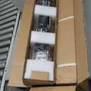 Yaohong 2 Pack 24 inch Long Outdoor LED Wall Lights, Modern Black 3000K-6000K Dimmable Exterior Lighting Fixtures, IP65 Waterproof Outdoor House Lights Wall Mount Outside Wall Lights for House Garage