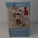 Whitmor 3 Tier Slat Wood Cart