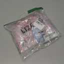 LIZENS Women's 2 Piece Bikini Set Floral Print Halter Triangle Swimsuit Cheeky Bathing Suit (Pink), S