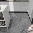 auxua Marble Pattern 24"x 24" Peel and Stick Floor Tiles (Large Format), Grey 12 Tiles/Pack - Covers 48 Sq Ft, Scratch-Resistant & Waterproof Floor Tiles Planks for Bathroom Kitchen