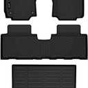 Jenofa-Floor Mats for Chevy Equinox 2018-2024 / GMC Terrain 2018-2024 Floor Mat All Weather Car Mats for Chevrolet Equinox (Not for EV) Full Set Durable Floor Liners Accessories