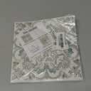 AM AMAONM 10pcs 20x20cm Removable Square Vintage Floral Pattern Tile Stickers 3D Decorative Peel and Stick Vinyl Self Adhesive Wall Tiles Decor Decals for Kitchen Backsplash Bathroom Furniture (A)