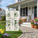 4 x CROWNED BEAUTY Easter Garden Flag He is Risen 12x18 Inch Double Sided Floral Cross Holiday Decoration for Outdoor Lawn Yard