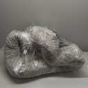 JOEJOY Small Dog Bed for Small Dogs, Washable Orthopedic Premium Soft Corduroy Fleece Pet Bed with Removable Zipper Cover, Cute Calming Puppy Bed with Non Skid Bottom (S (20"x19"x6"), Grey)