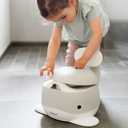 Kindsgut Whale Potty Training Toilet Ergonomic Toddler Potty for Boys & Girls, Designed in Germany, Non-Slip & Easy Clean, Light Grey