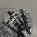 HOME EDIT Black Cabinet Handles 3 Inch Hole Spacing Stainless Steel Drawer Pulls for Cabinets, Dresser, Bathroom 5 Pack