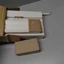 LOTUS & WINDOWARE Cordless 2-inchFaux Wood Blind 25" Wide x 68" Long,(Soft White-Antique White),Smooth, Room Darkening, Horizontal Blinds for Living Room, Bedroom, Interior Door Windows - 25 x 68,Sof